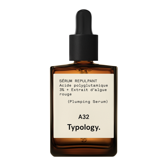 Sérum Repulpant A32
Acide polyglutamique 3% + Extrait d'algue rouge