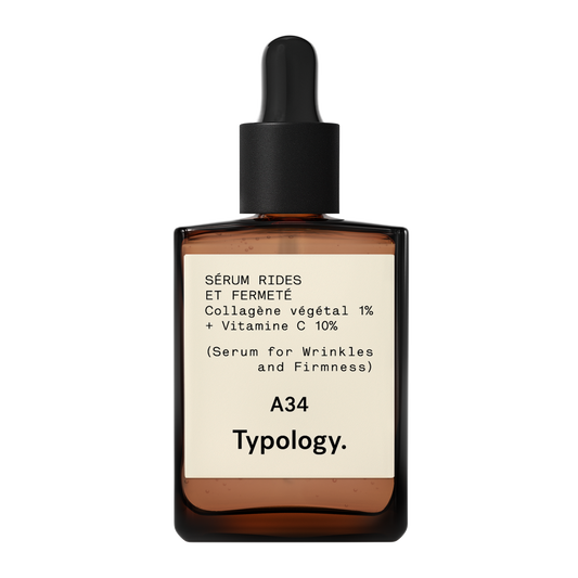 Sérum Rides et Fermeté A34
Collagène végétal 1% + Vitamine C 10%