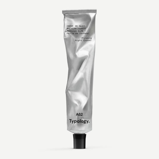 Crème de nuit raffermissante A62
Rétinol 0,2% + Huile de tsubaki