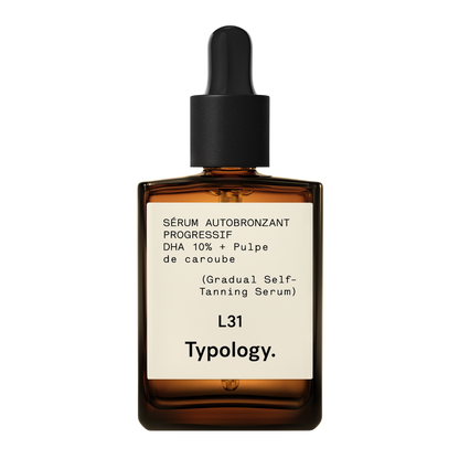 Sérum Autobronzant Progressif L31
DHA végétal 10% + Pulpe de caroube