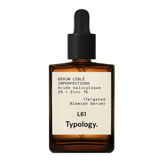 Sérum Ciblé Imperfections L61
Acide salicylique 2% + Zinc 1%
