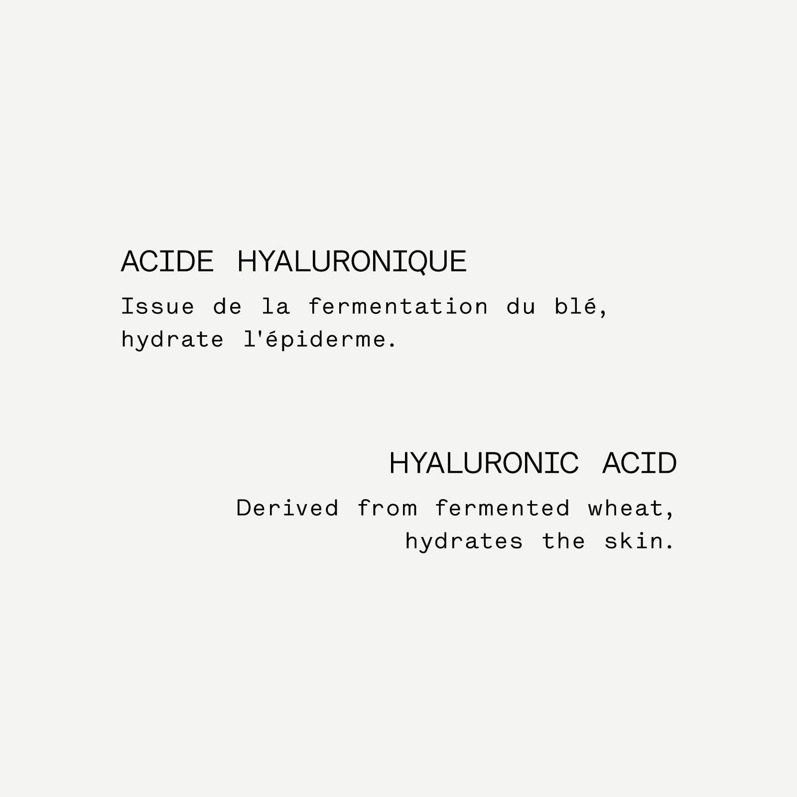 Sérum Hydratant A31
Acide hyaluronique 3% + B5 2%