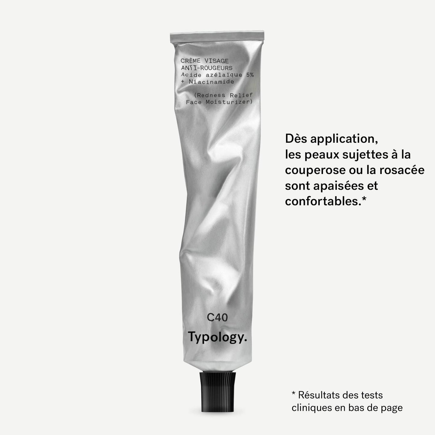 Crème Visage Anti-Rougeurs C40
Acide azélaïque 5% + Niacinamide