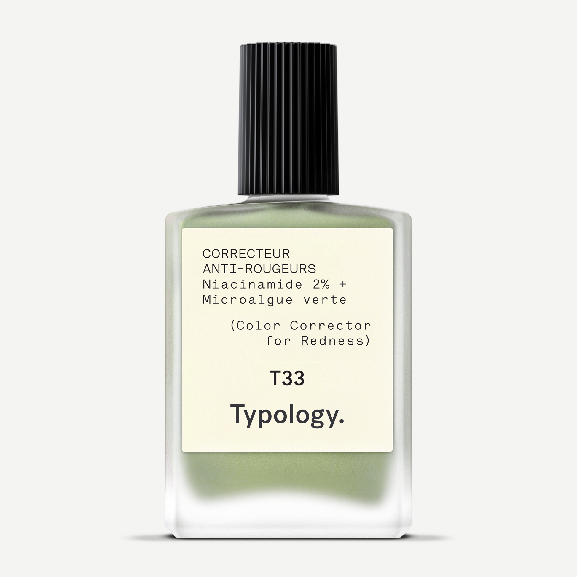 Correcteur Anti-Rougeurs T33
Niacinamide 2% + Microalgue verte