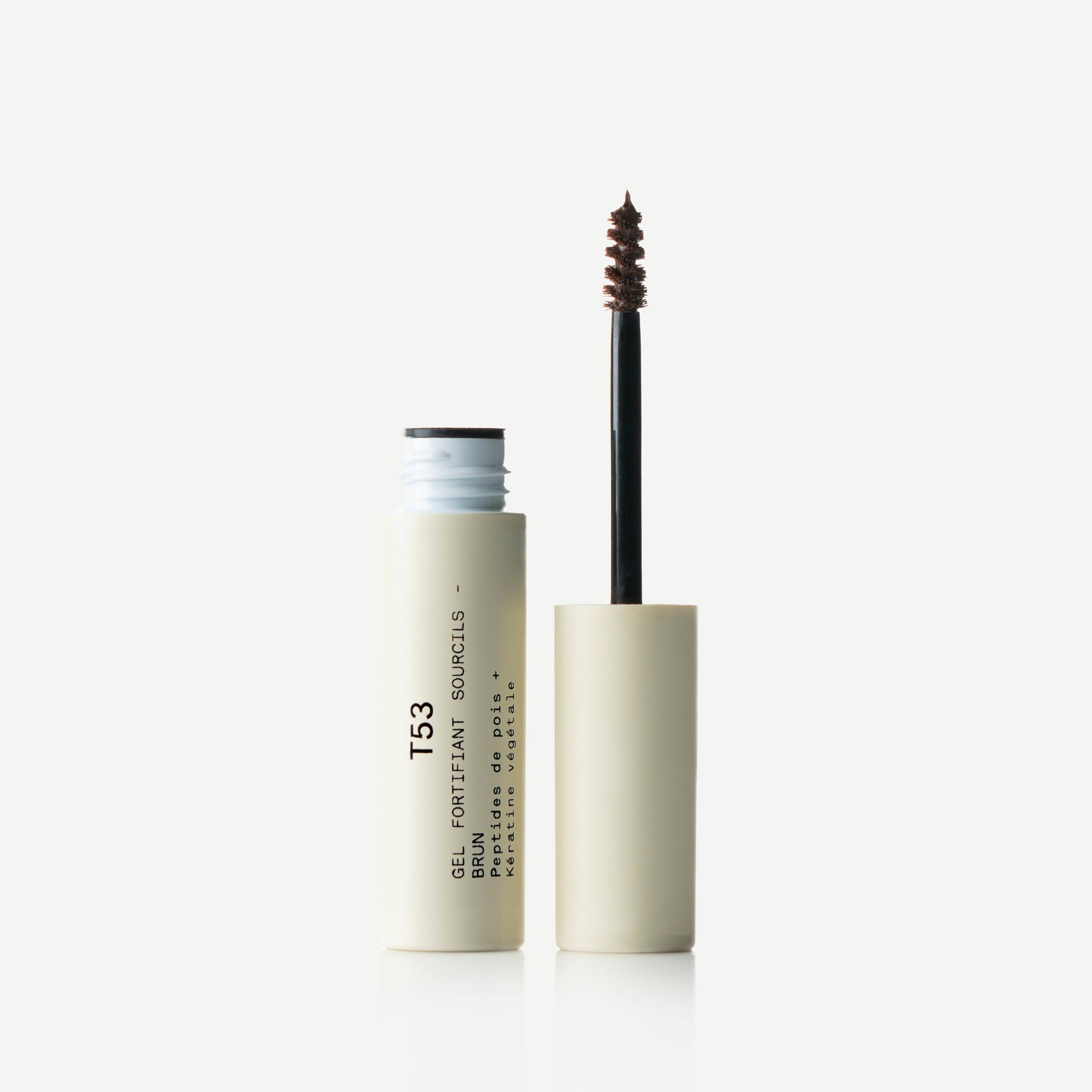 Gel Fortifiant Sourcils T51
Peptides de pois + Kératine végétale