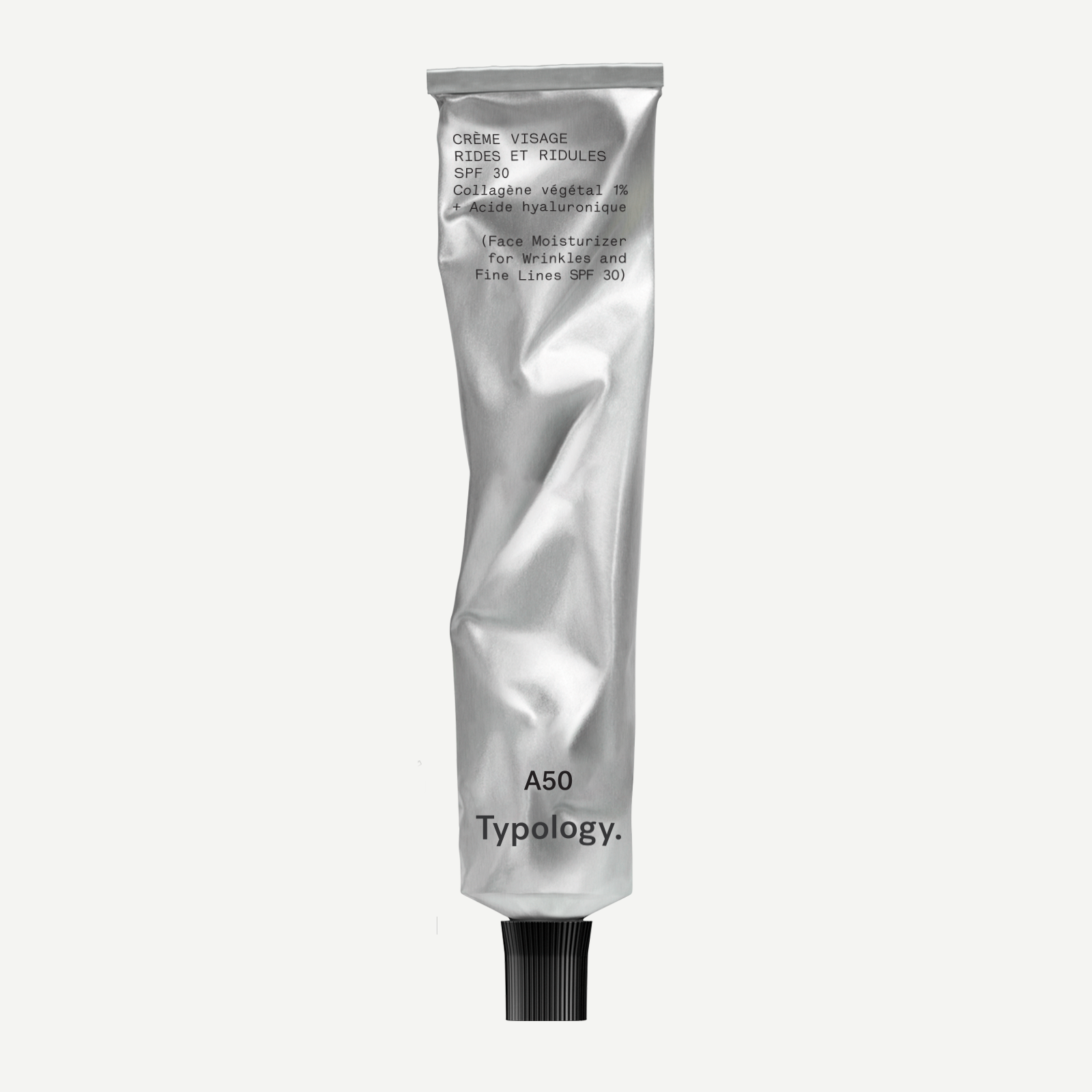 Crème de Jour Rides et Ridules SPF 30 A50
Collagène végétal 1% + Acide hyaluronique