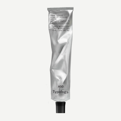 Crème de Jour Rides et Ridules SPF 30 A50
Collagène végétal 1% + Acide hyaluronique